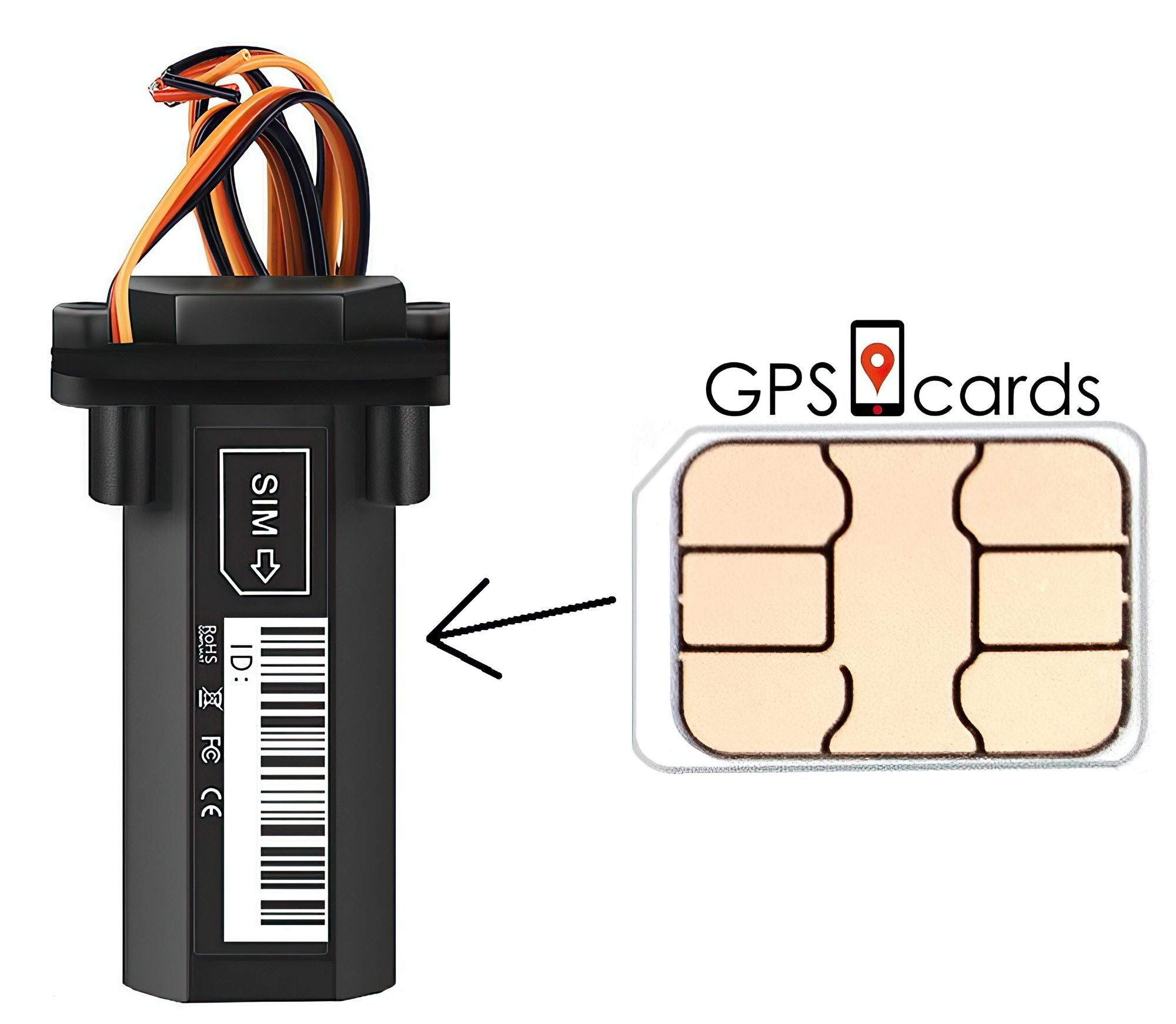 GPS cards works for Vehicle Tracker Coban GPS405C with Low Battery Notice