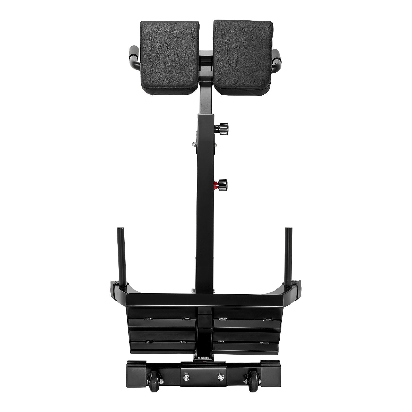 Roman Chair Hyperextension Bench, 350 lbs Adjustable Extension Machine, Multi-Function Exercise Equipment for Glute, Hamstring, Lower Back, and Ab Workout, Fitness Weight Bench for Home Gym