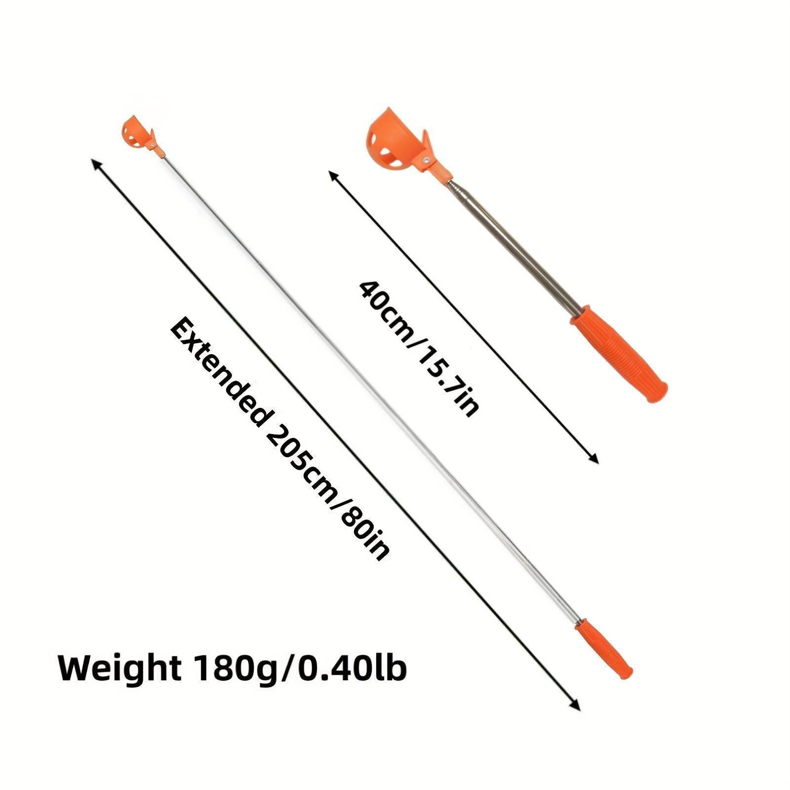 Telescope Golf Ball Retriever; Portable Lightweight Durable Stainless Steel Golf Picker Pick Up Tool