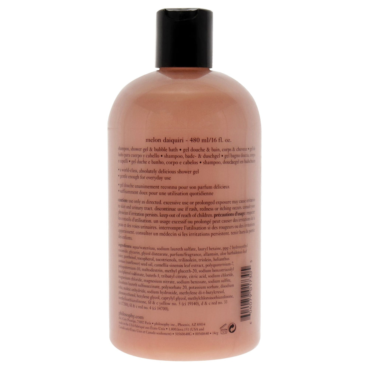 Melon Daiquiri Shampoo, Bath and Shower Gel by Philosophy for Unisex - 16 oz Shower Gel