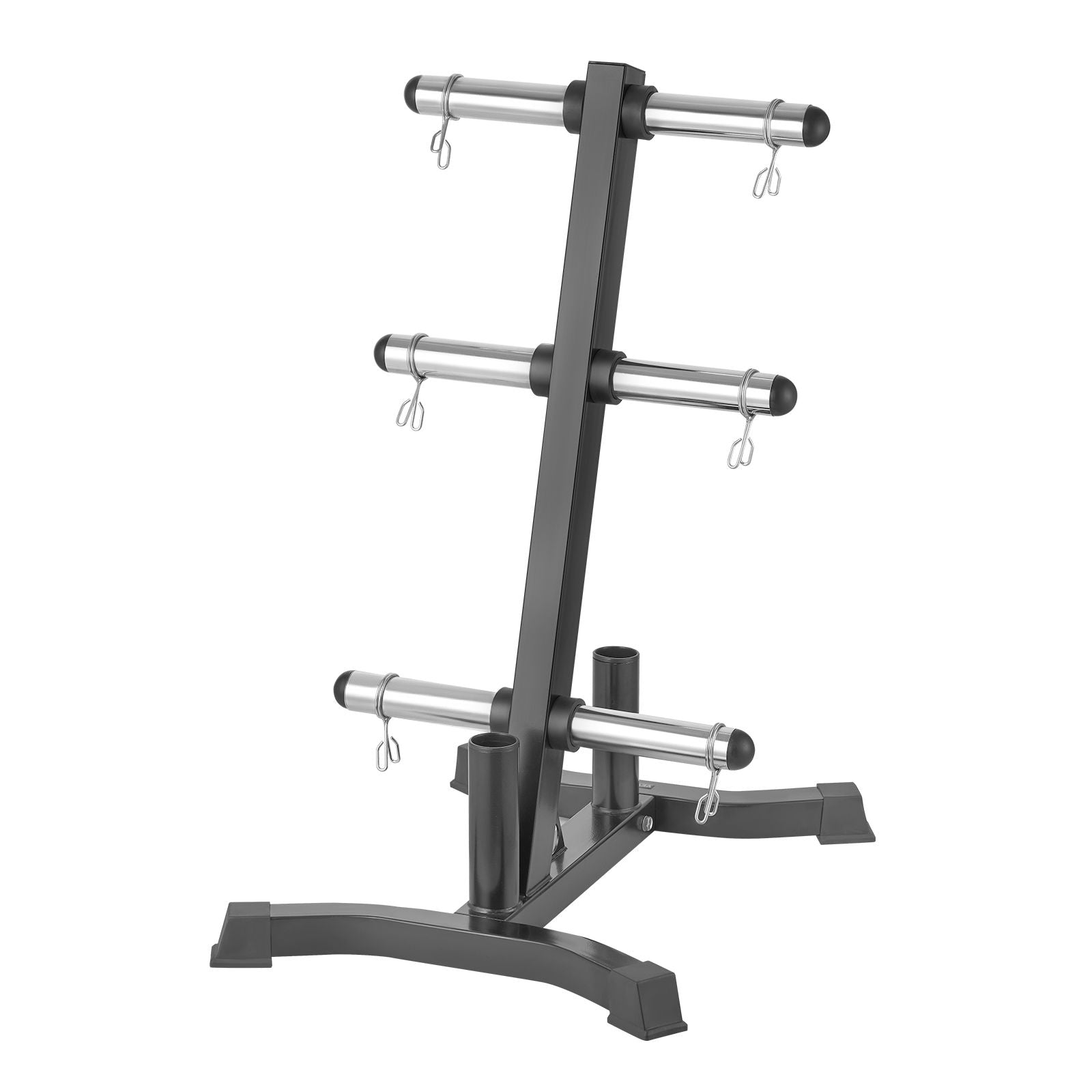 Weight Plate Rack, L Frame Weight Plate Tree for 2-Inch Weight Plates, Standard Weight Plate Tree, 1000 lbs Load Capacity Weight Storage Holder, Home Gym Barbell Rack Storage Stand, Black