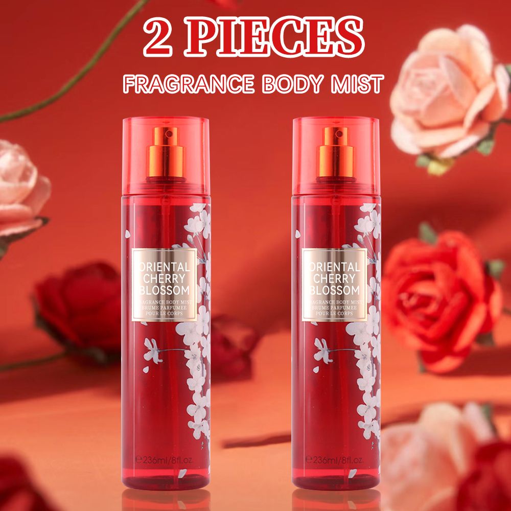8 Fl.Oz/ Hair And Body Mist for Women, Floral Scented Spray, Refreshing Body Mist, Enduring Fragrance, Ideal for Everyday Use, Dates, Celebrations, And Gifting