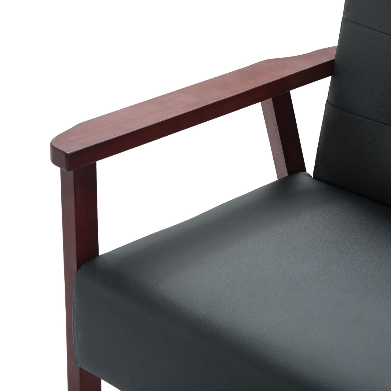 Wood Frame Accent Armchair