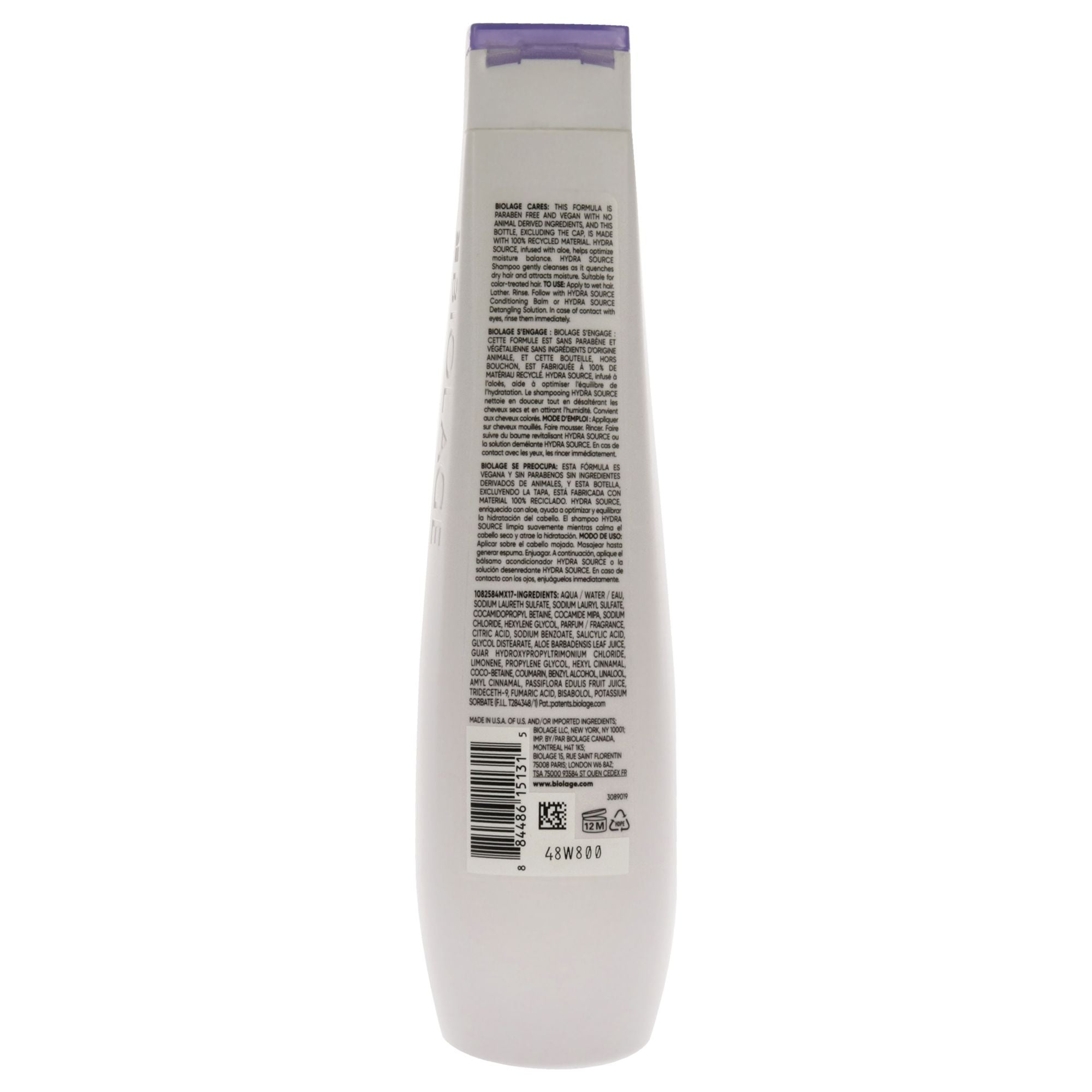 Biolage HydraSource Shampoo by Matrix for Unisex - 13.5 oz Shampoo