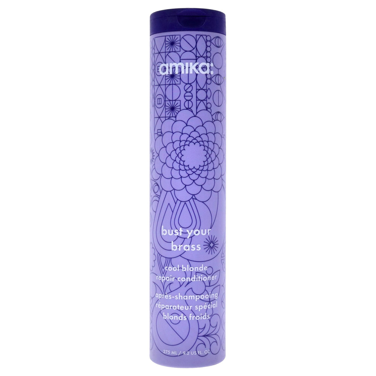 Bust Your Brass Cool Blonde Conditioner by Amika for Unisex - 9.2 oz Conditioner