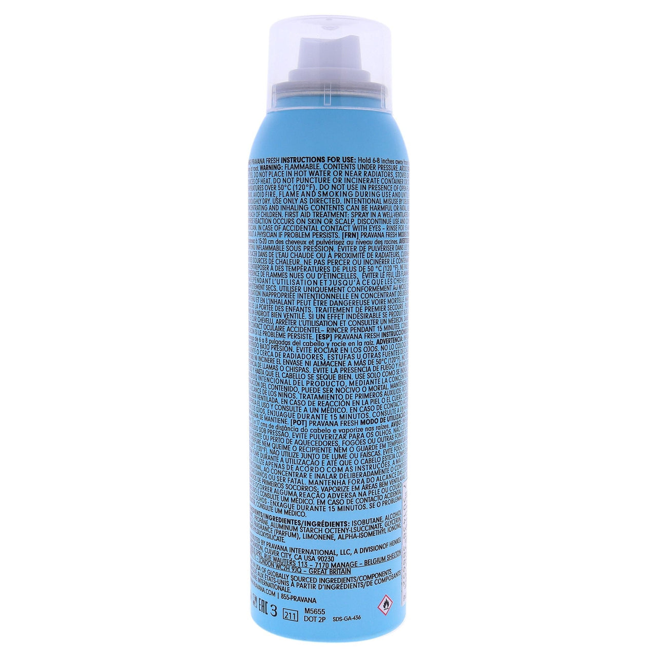 Fresh Dry Shampoo by Pravana for Unisex - 3.4 oz Dry Shampoo