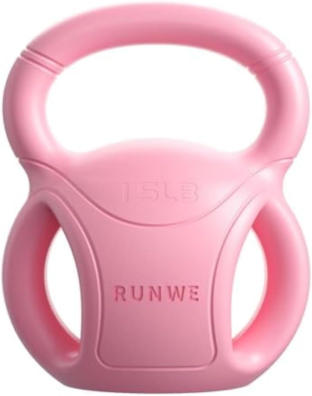 3 Handle Kettlebells Weight - Weight for Women Options 5, 10, 15 and 20 LB for Russian Twists AB Exercise, Weightlifting and Core Fitness Exercise Home Gym [Single in Sold]