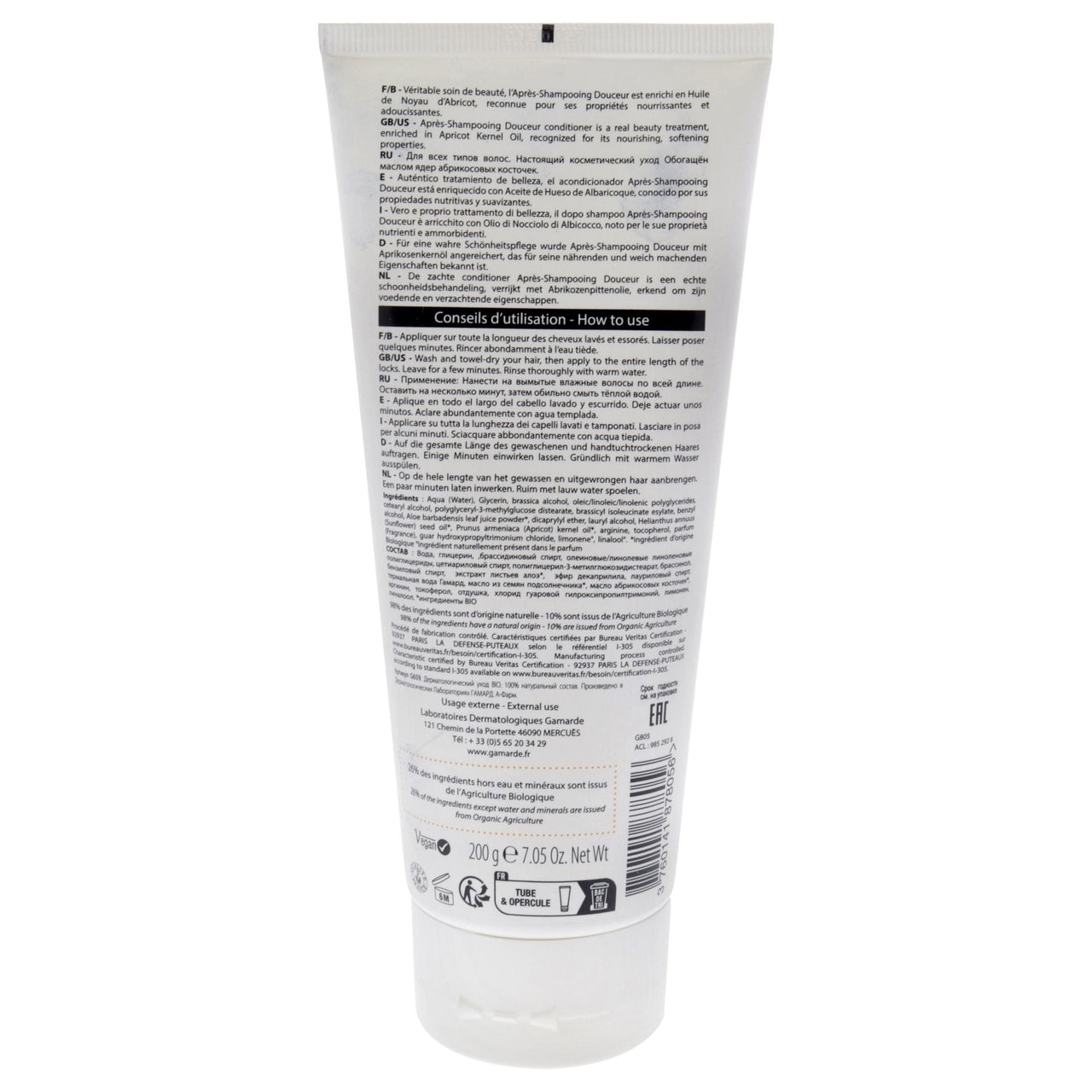 Apricot Kernel Gentle Conditioner - All Hair Types