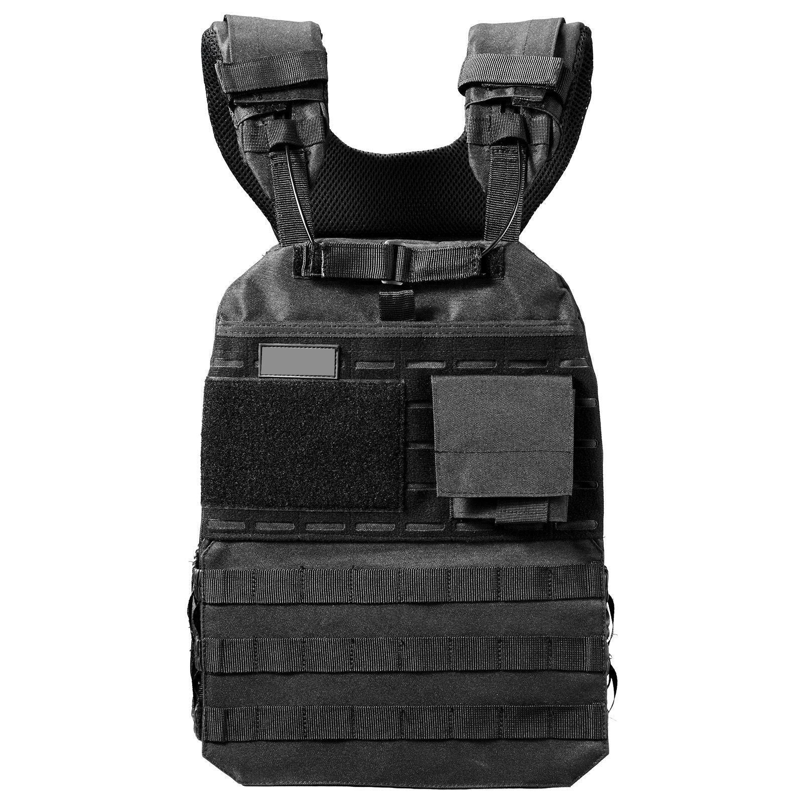 Weighted Vest, Body Weight Vest with Shoulder Pad, and Reflective Stripe, Exercise Set for Men Women, Workout Equipment for Strength Training, Running, Jogging, Fitness, Muscle Building