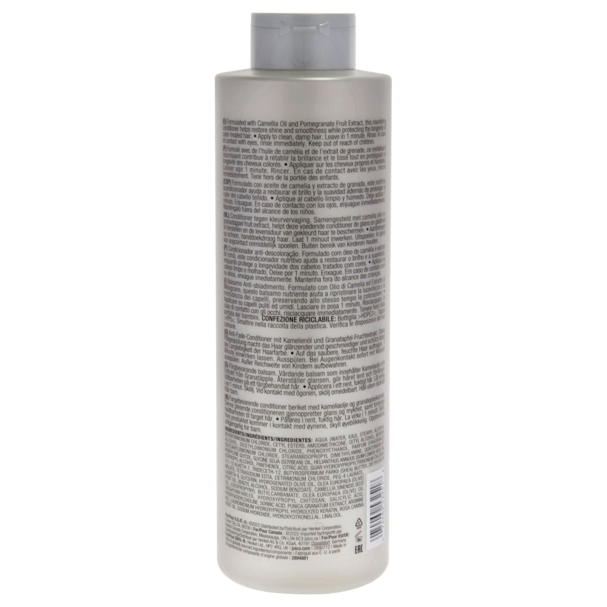Colorful Anti Fade Conditioner by Joico for Unisex - 33.8 oz Conditioner