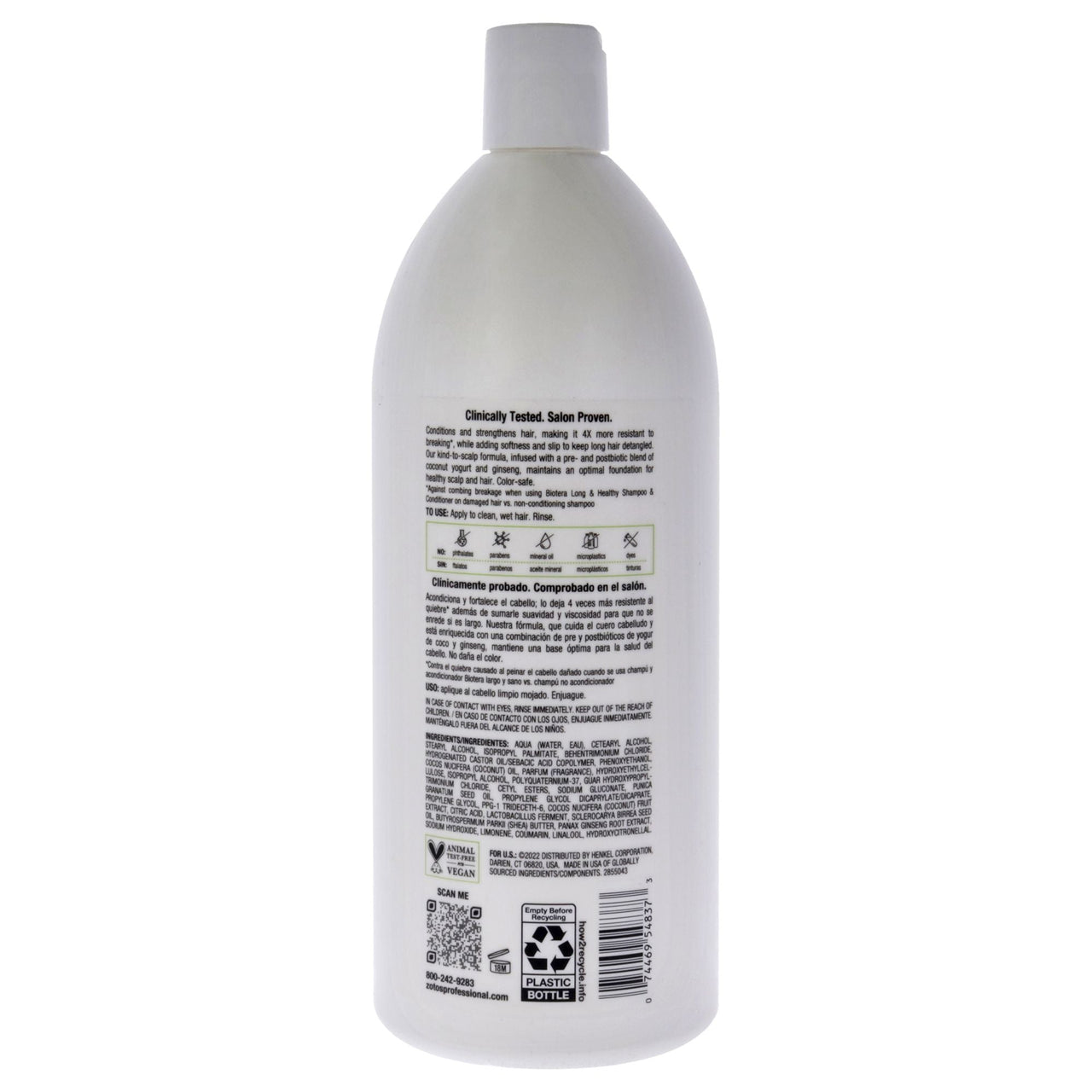Long and Healthy Conditoner by Zotos for Unisex - 32 oz Conditioner
