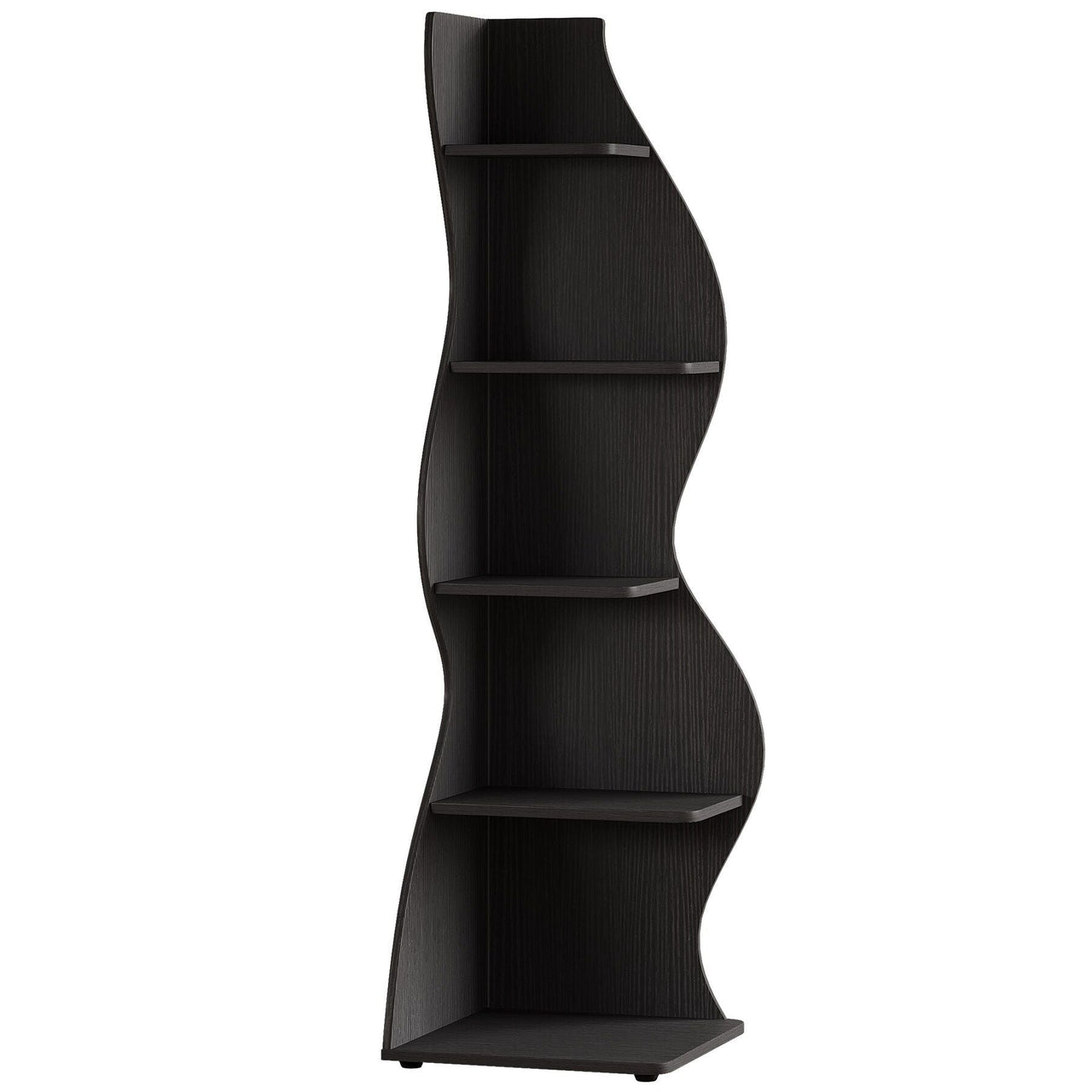 Modern Wall Corner Bookshelf Bookcase