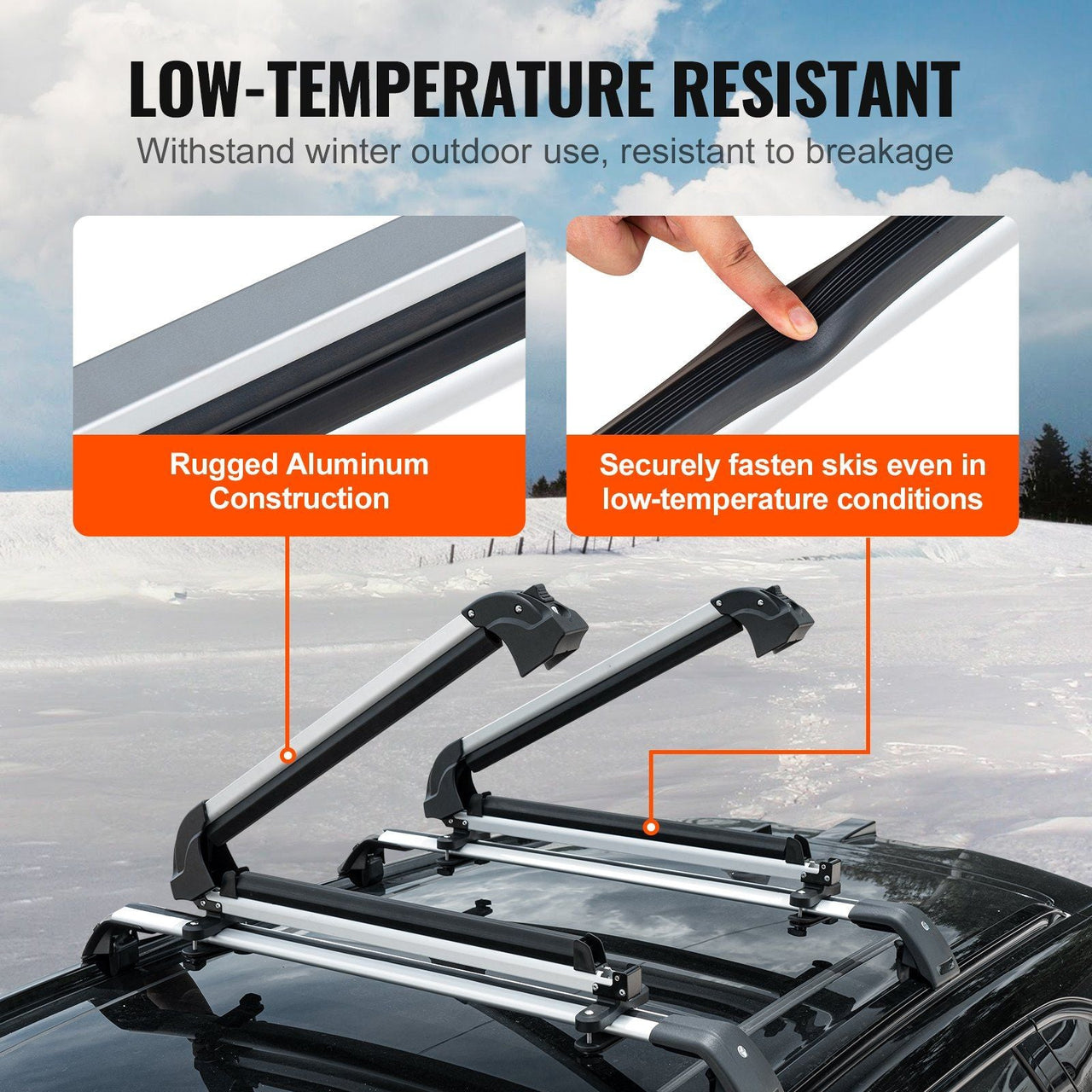 Ski Snowboard Roof Rack 31.7