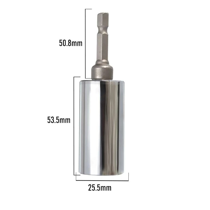 2PCS/SET Universal Torque Wrench Head Set Socket Sleeve 7-19mm Power Drill Ratchet Bushing Spanner Key Magic Multi Hand Tools