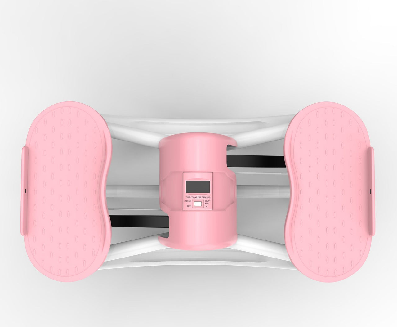 Lateral Stepper for Exercise-Rocking Stepper Machine with Resistance Bands & Anti-Slip Mat and LCD Monitor, Professional Stair Stepper for Home Workout