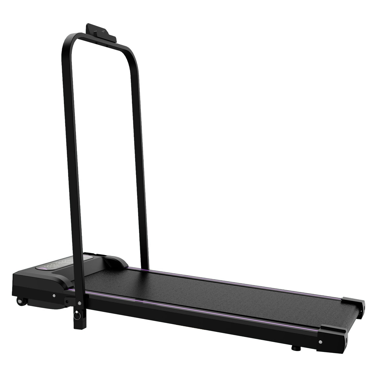 Under Desk Treadmill, Walking Pad, 2 in 1 Portable Treadmill with Handle Remote Control LED Display, Walking Jogging Machine for Home Office Use Black