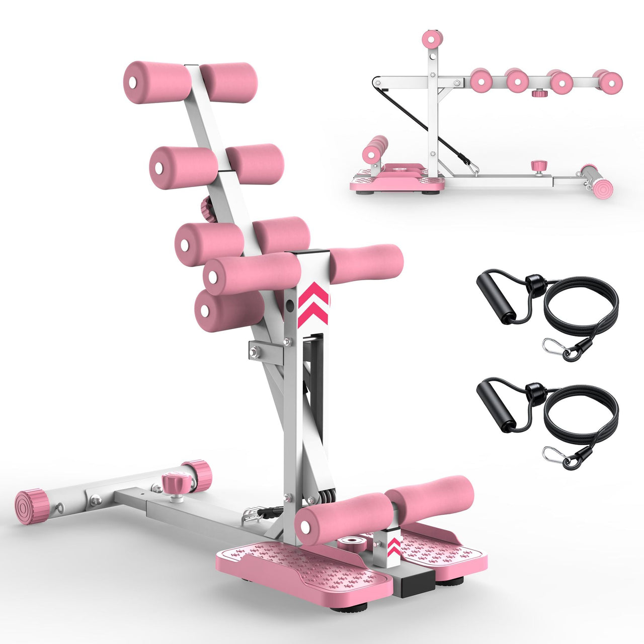 Deep Squat Machine for Home-Glutes Trainer Machine with Resistance Bands Squat Assist Trainer for Core & Legs Workout Ideal for Home Gym, Apartment & Office