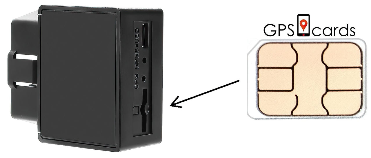 GPS cards works for Vehicle Tracker Coban GPS405C with Low Battery Notice