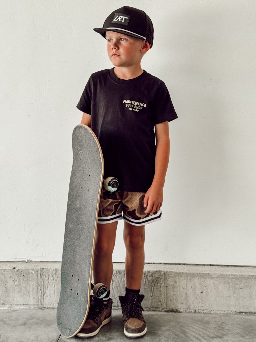 DUDES GARAGE TEE - BLACK
