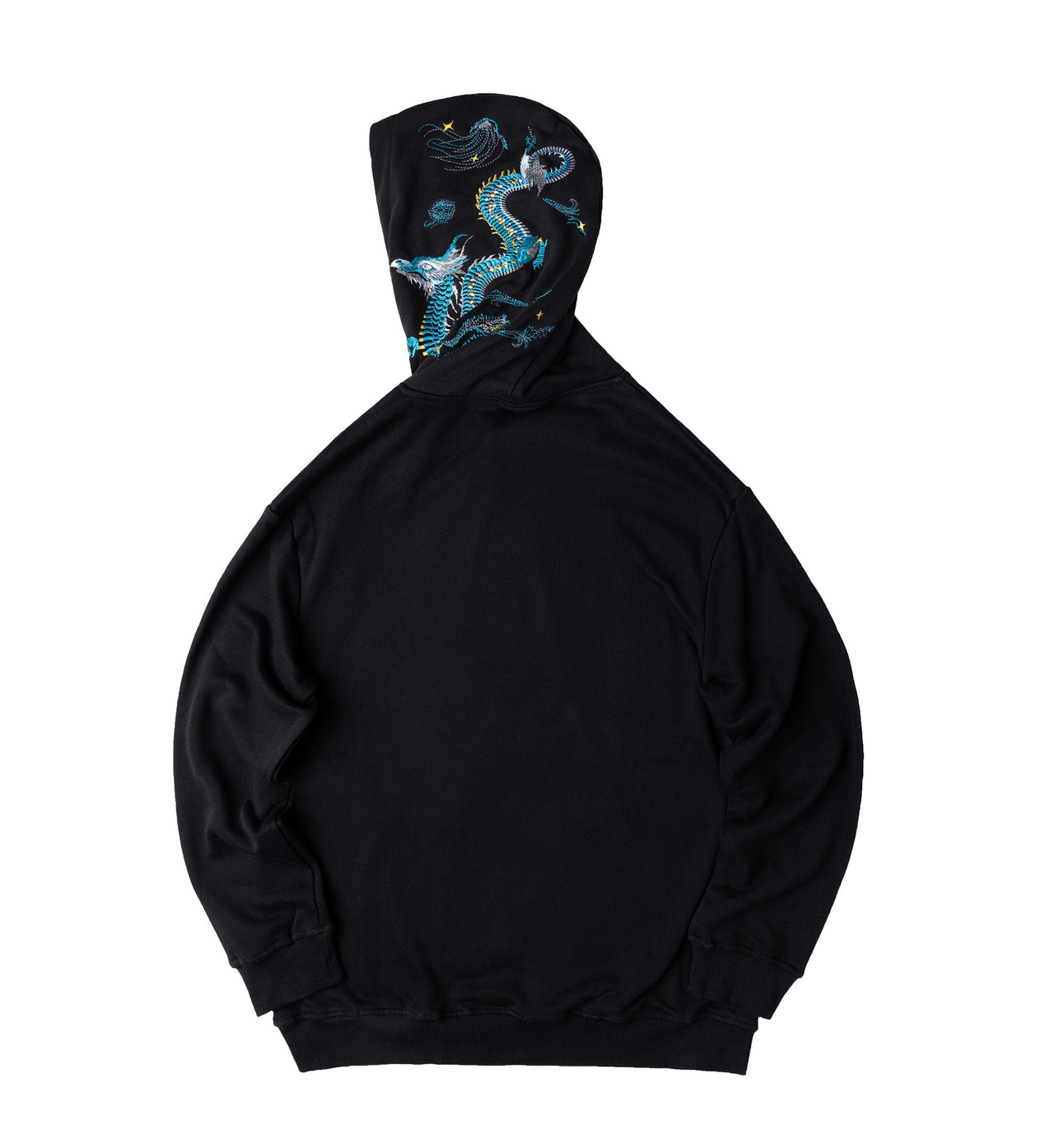 KH9000 Blue Dragon Embroidery Hoodie