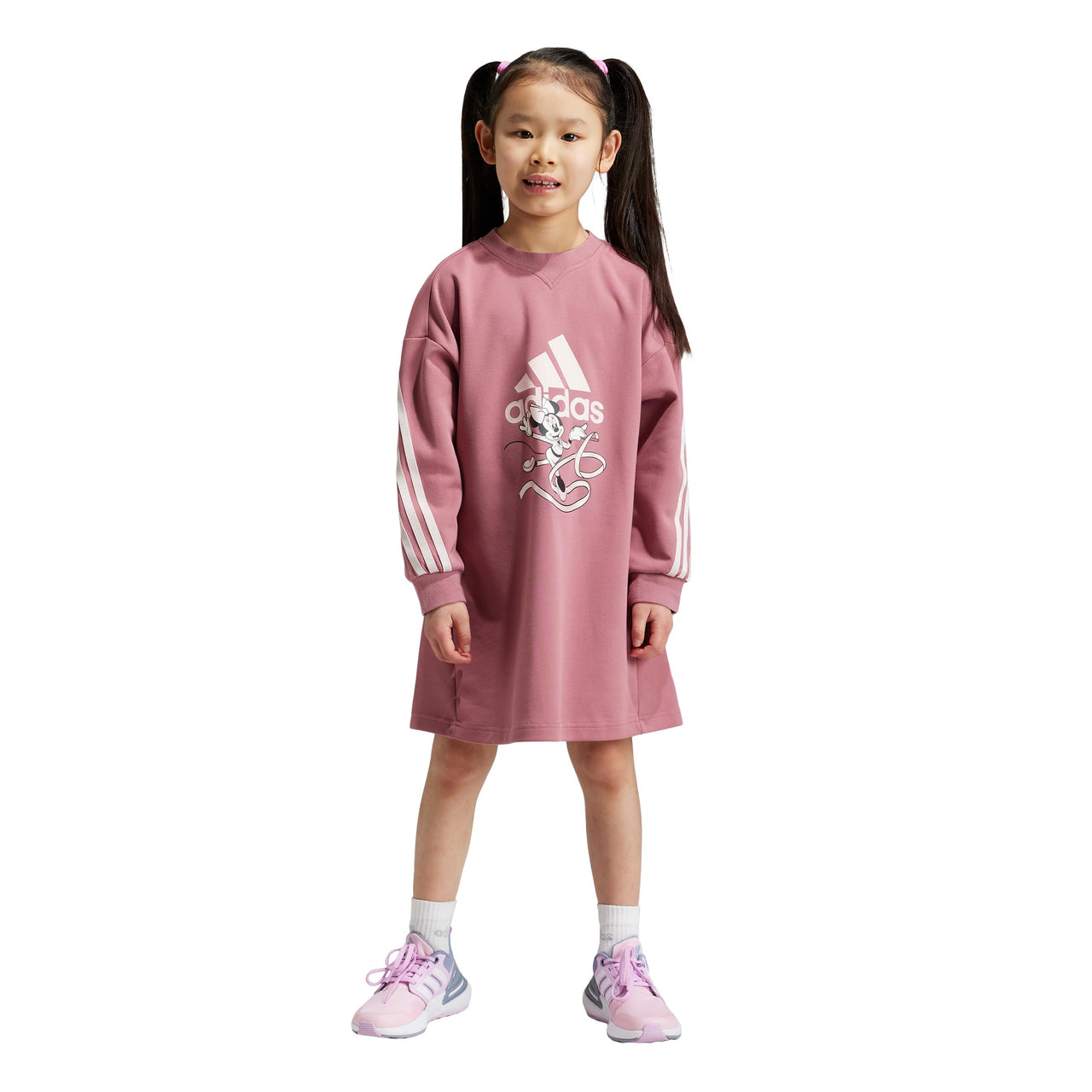 adidas Kids Disney Minnie and Daisy Dress Preloved Crimson/Sandy Pink Met./Sandy Pink