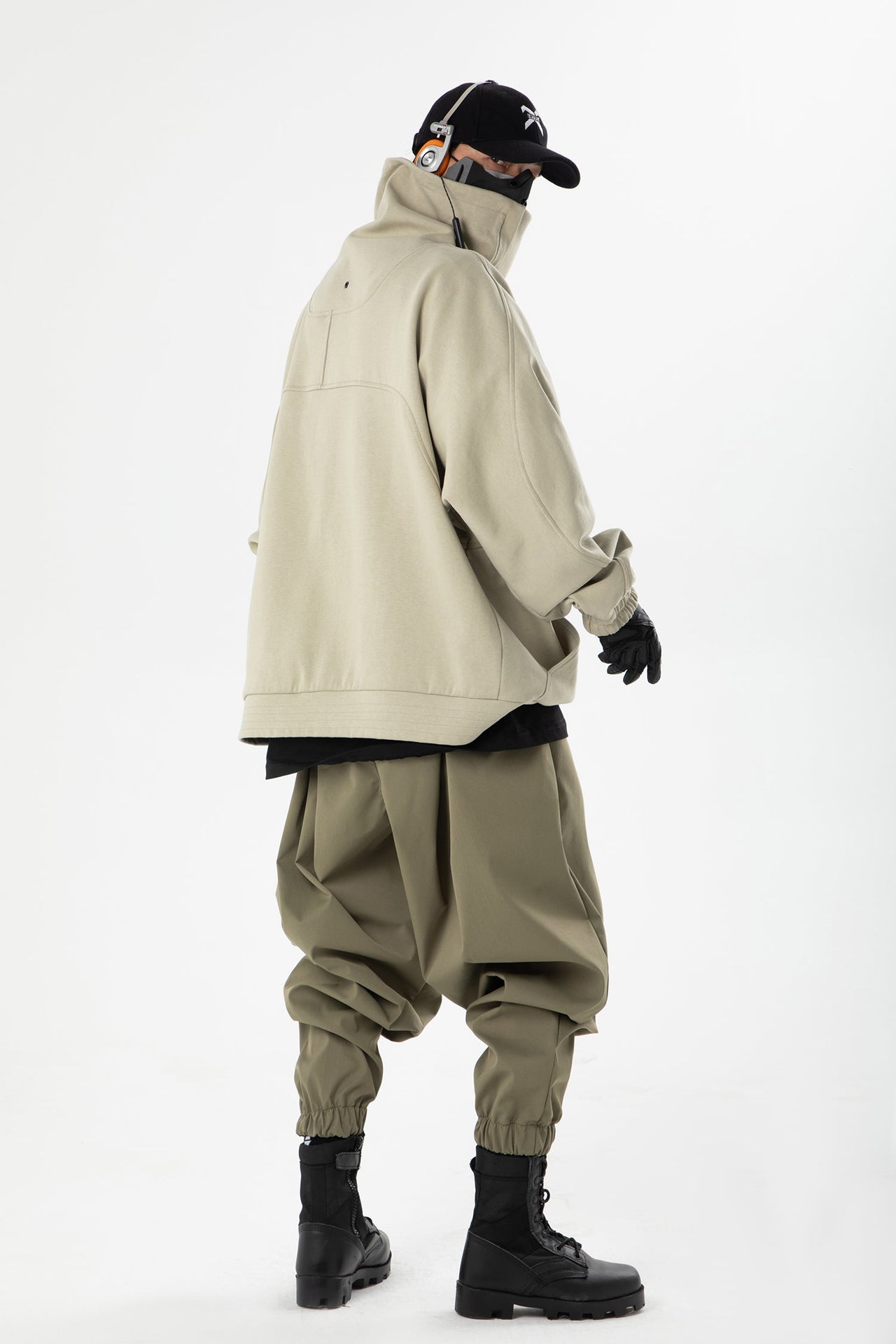 HiH49 Precision High Neck Olive Sweater