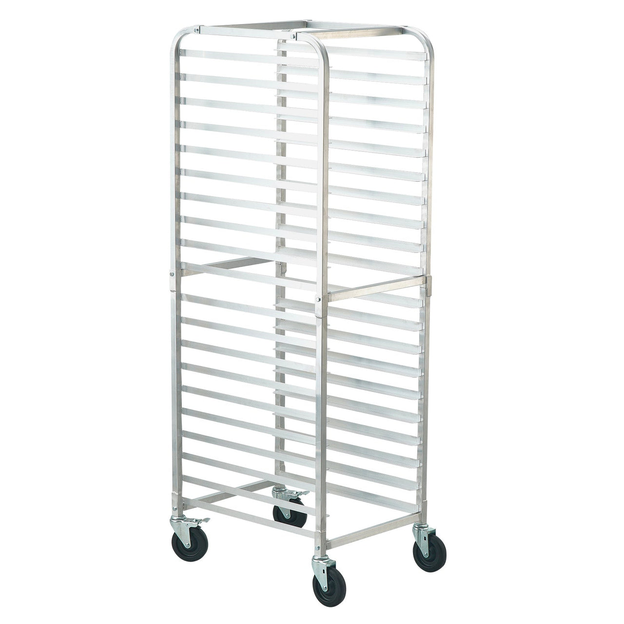 Bun Pan Rack, 20-Tier Commercial Bakery Racks with Brake Wheels, Aluminum Racking Trolley Storage for Half & Full Sheet, Speed Rack For Kitchen Home, Bread Baking Equipment, 26'L x 20.4'W x 70'H