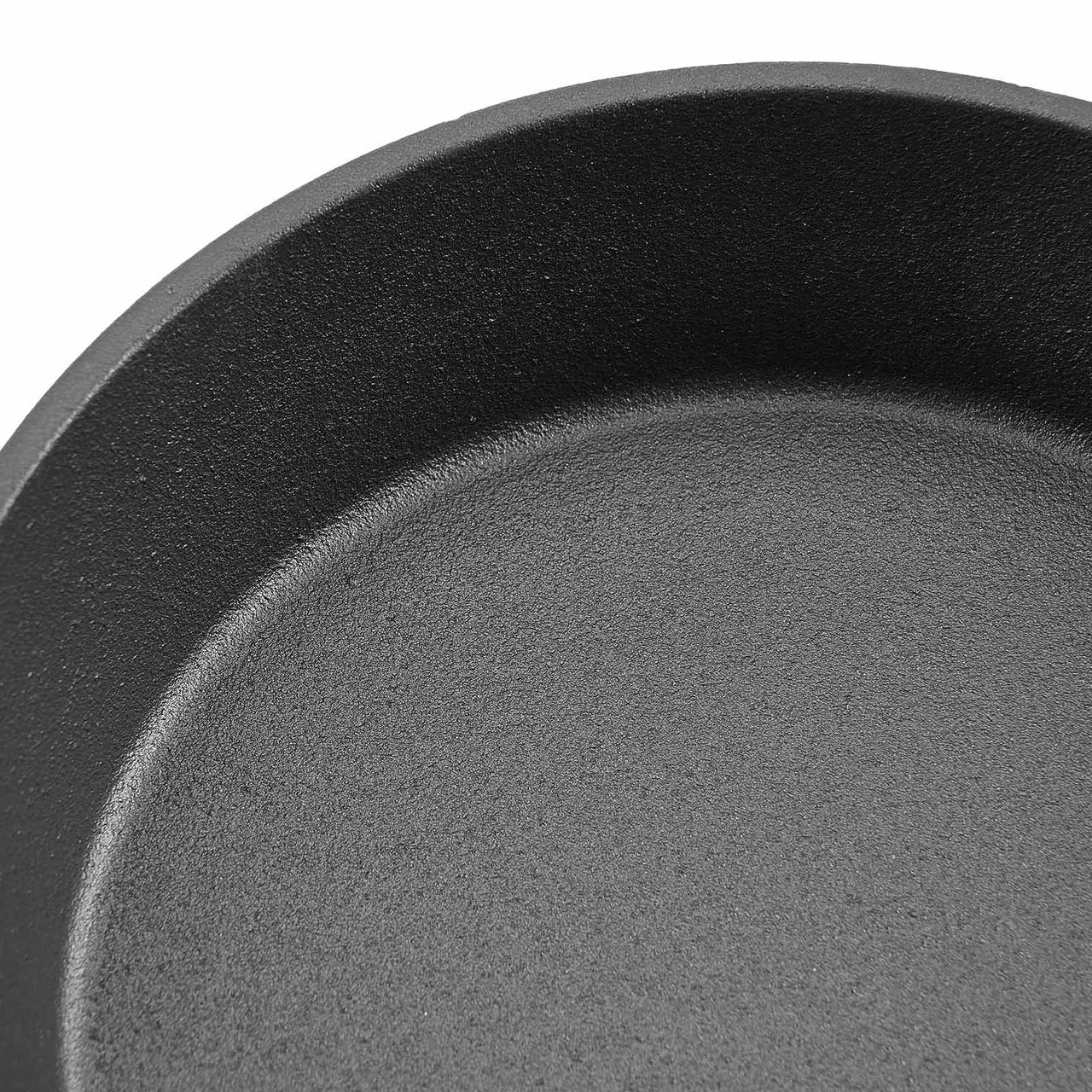 3 Piece Cast Iron Skillet Frying Pan Set 6 8 10 in Handle Pre-Seasoned Black