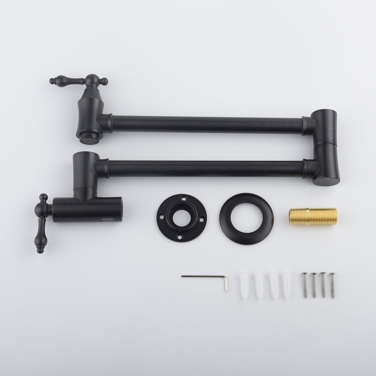 Wall Mount Folding Kitchen Pot Filler Faucet