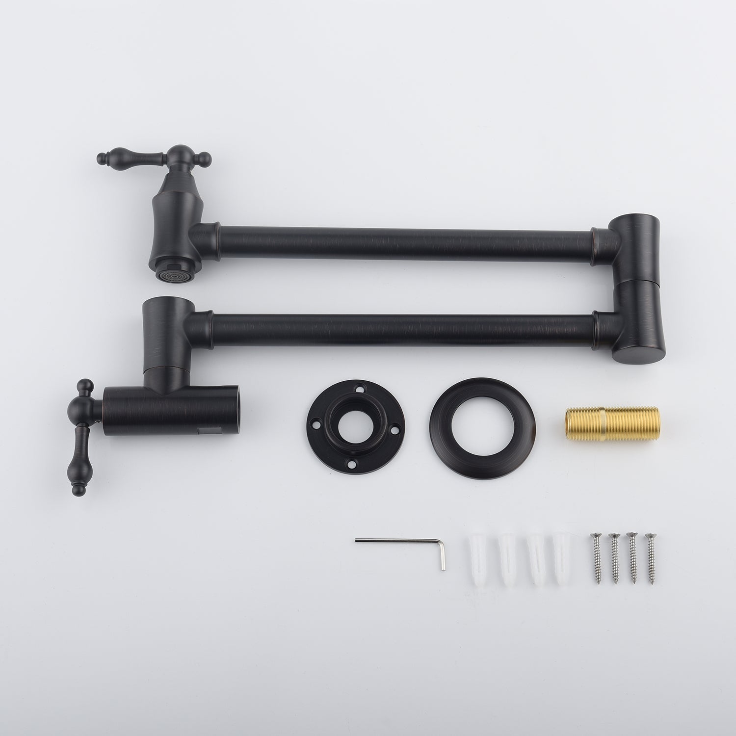 Wall Mount Folding Kitchen Pot Filler Faucet