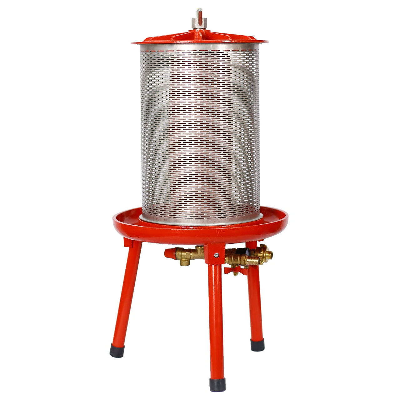 Hydraulic Fruit Wine Press with Fruit and Apple Crusher - Electricity-Free/Water-powered Cider Wine Bladder Press