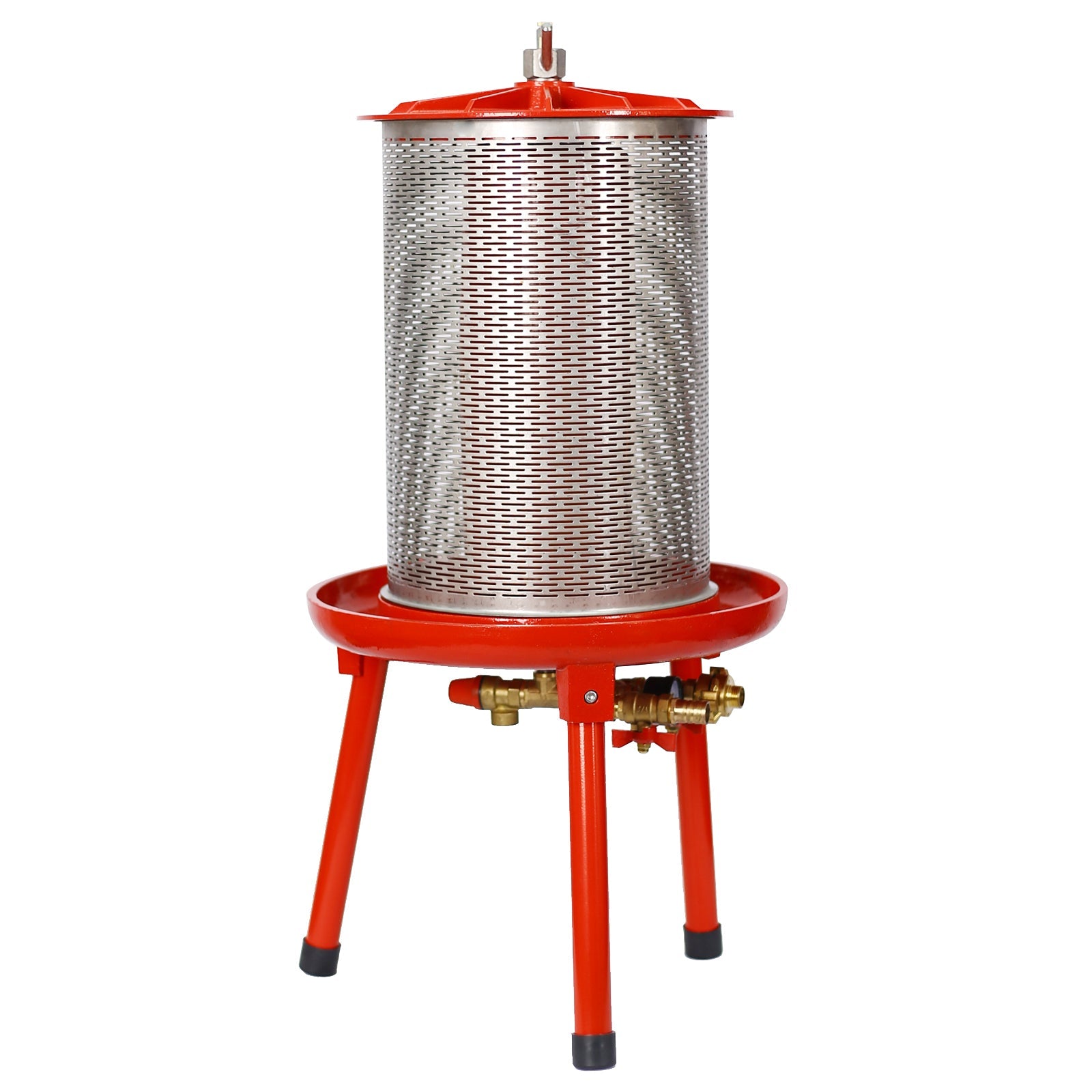 Hydraulic Fruit Wine Press with Fruit and Apple Crusher - Electricity-Free/Water-powered Cider Wine Bladder Press