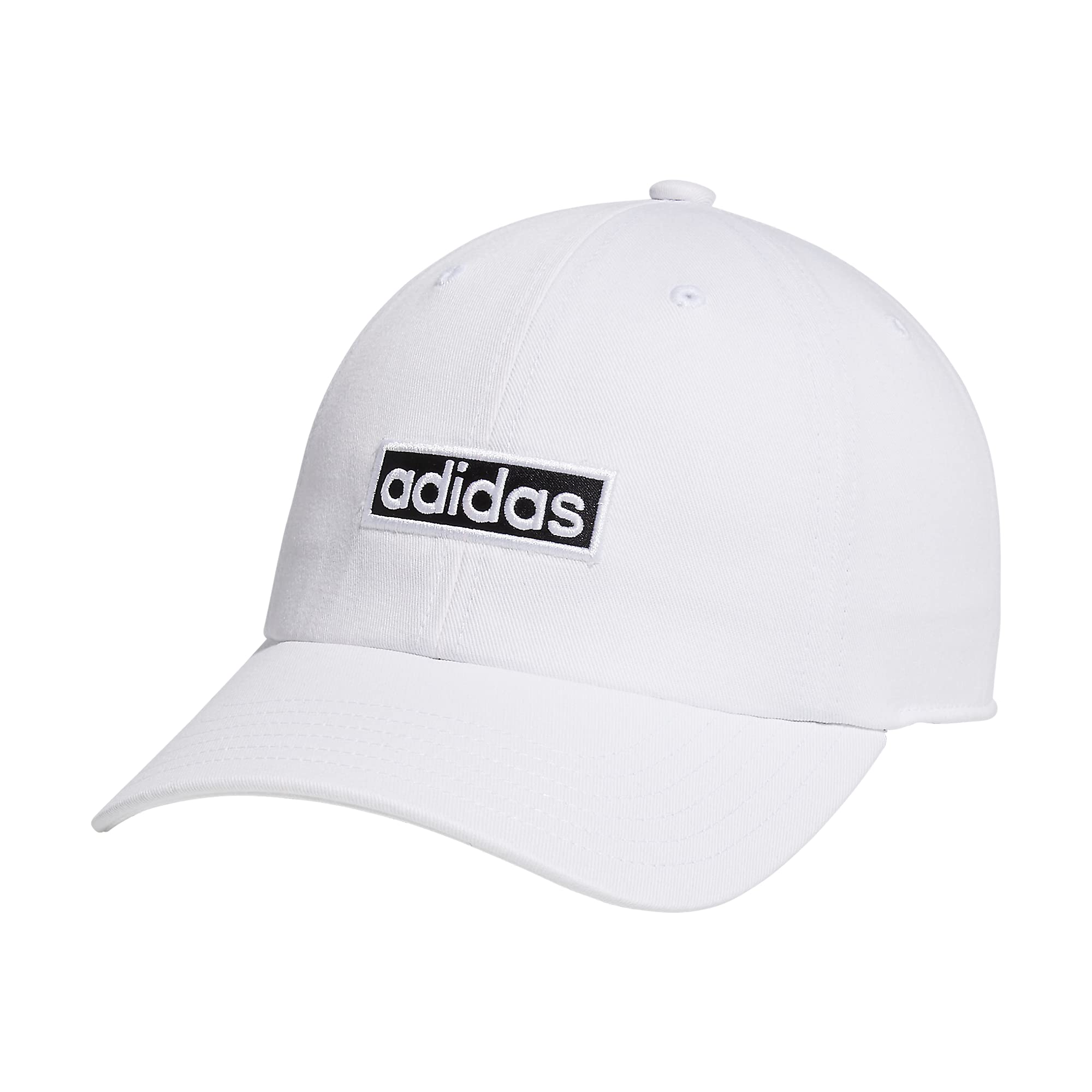 adidas Womens Contender Relaxed Adjustable Cap White/Black One Size