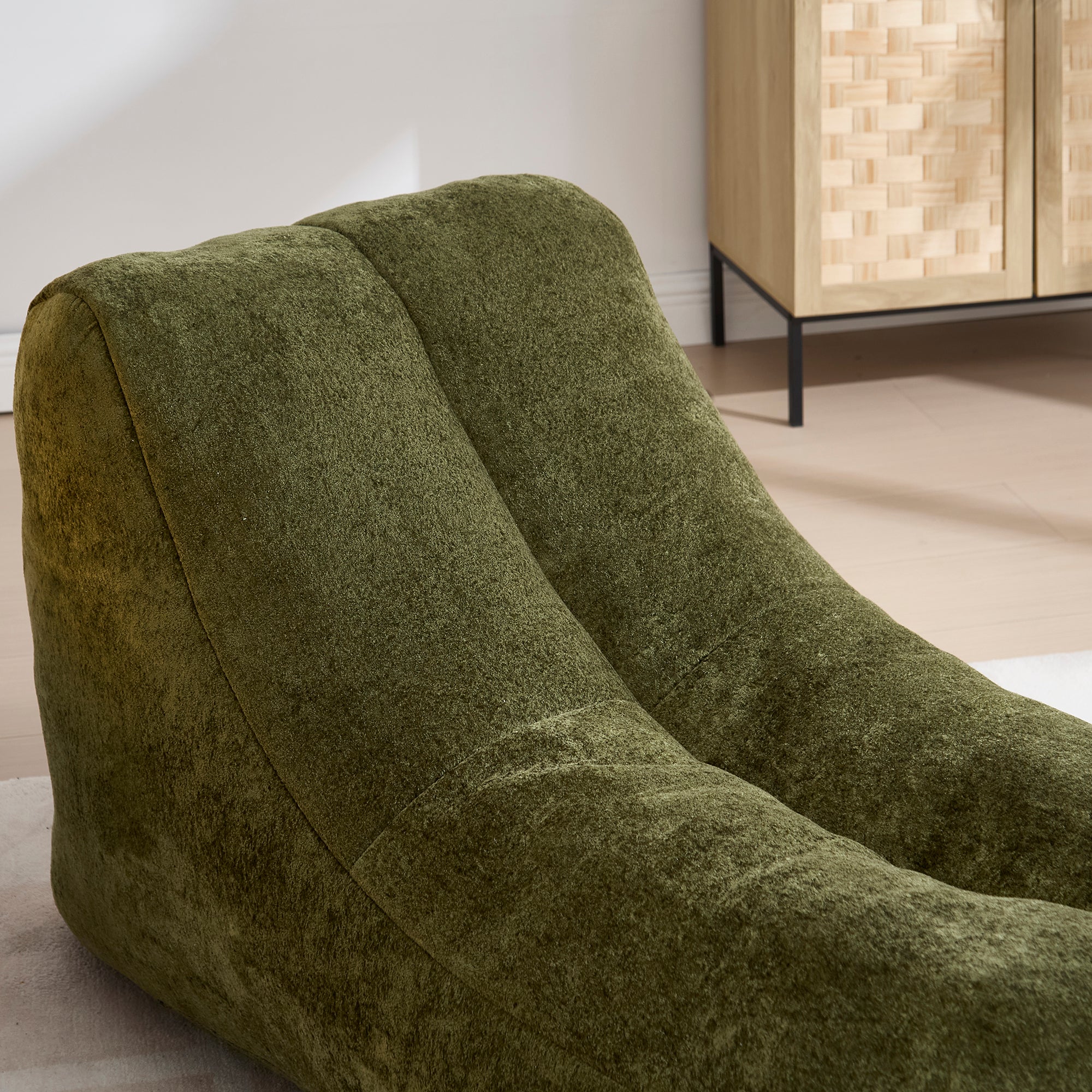 Creative Bean Bag Sofa Chair for Adults with High-Quality Sponge Filling and Polyester Fiber,59x30x23.6 inches