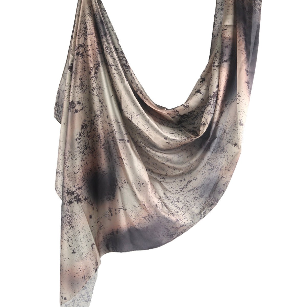 Elegance Satin Marble Print Hijab (MH172)