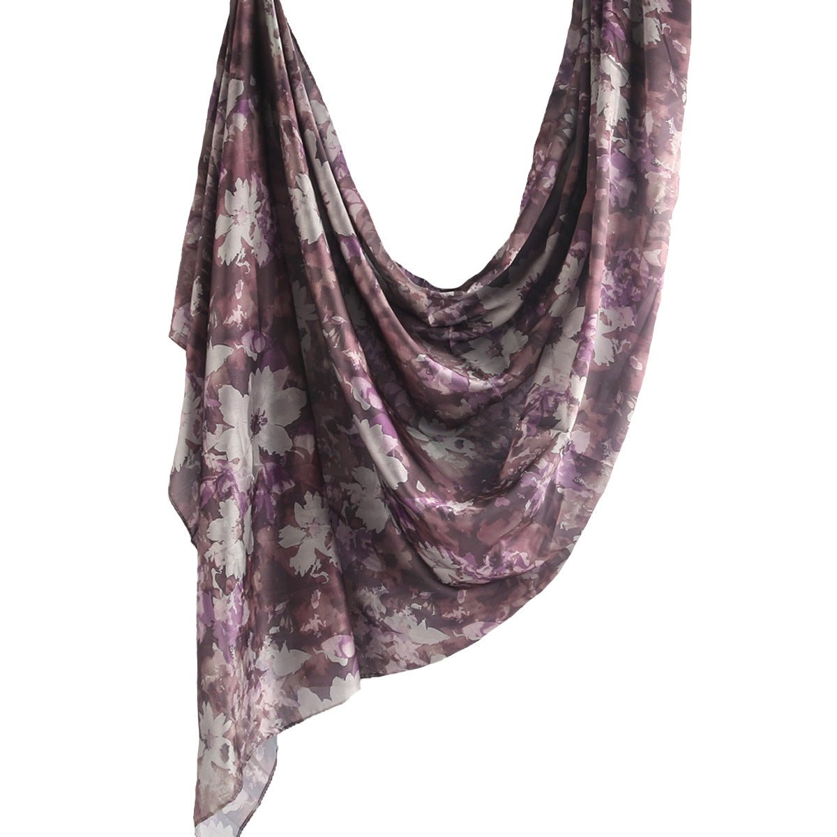 Elegance Satin Marble Print Hijab (MH172)