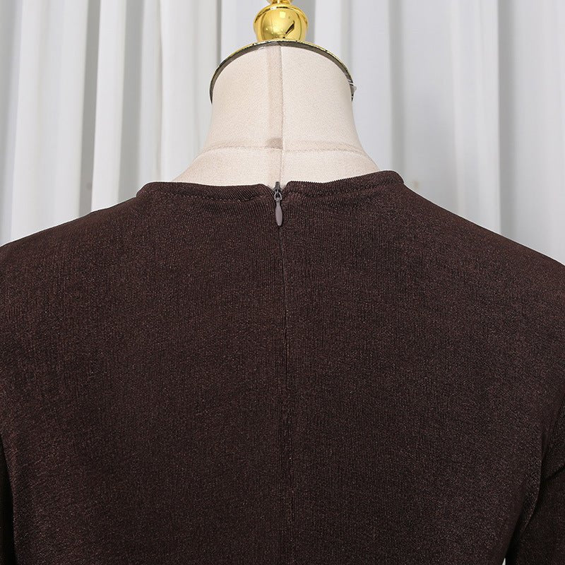 Elegant Long Sleeve Bodycon Gown(MS323)