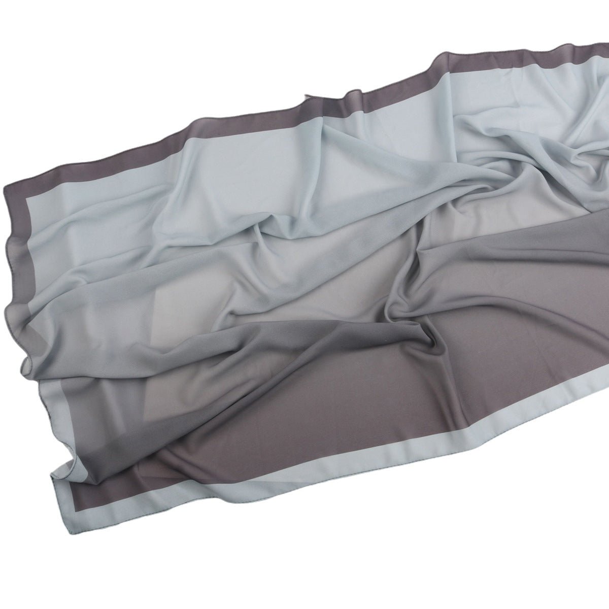 Elegant Printed Chiffon Hijab Scarf Bohemian Style Breathable Sun Protection Wrap (MH136)