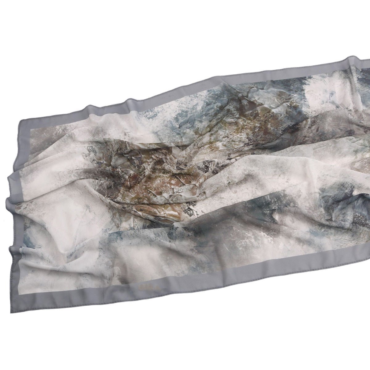 Elegant Printed Chiffon Hijab Scarf Bohemian Style Breathable Sun Protection Wrap (MH136)