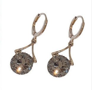 Elegant Sparkling Dangle  Rhinestone Earrings (MAC324)