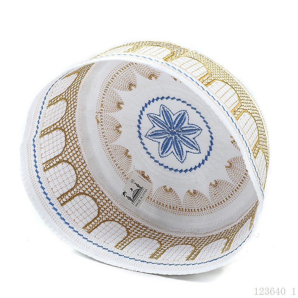 Embroidered Kufi Prayer Cap(MR088)