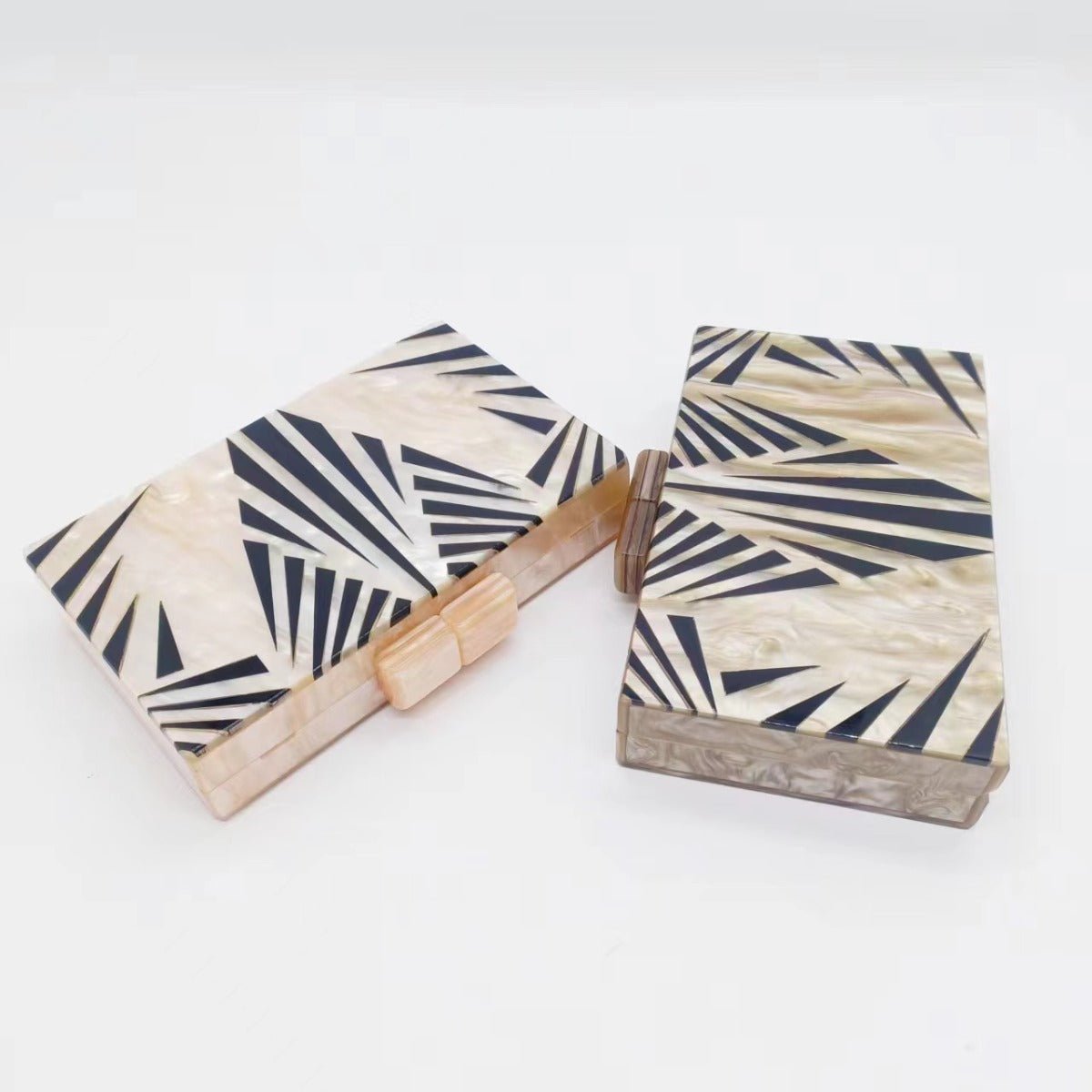 etro Zebra Pattern Dinner Bag  Acrylic Shoulder Chain Clutch for Women(MAC255)