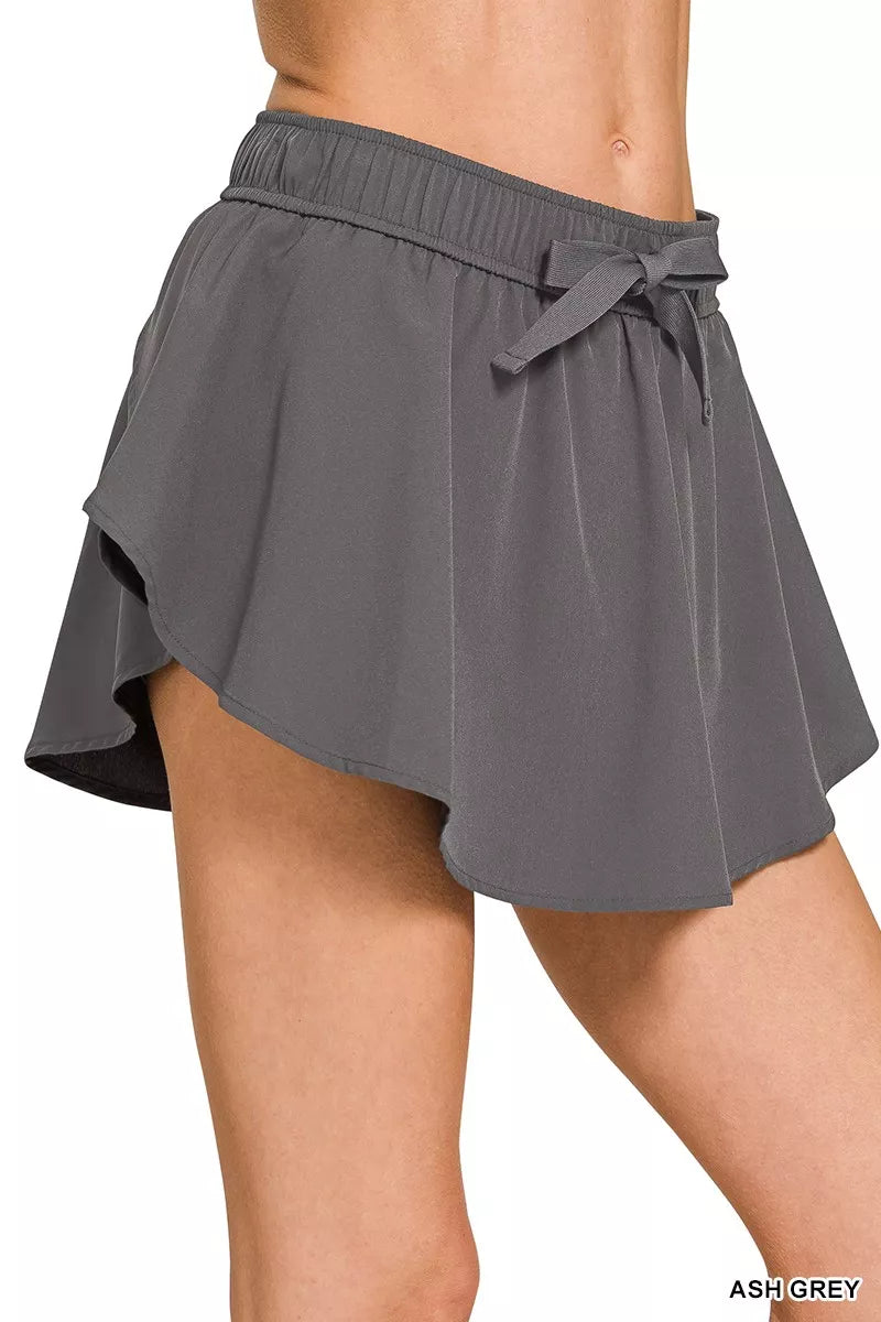 Zenana Soft Woven Active Skorts