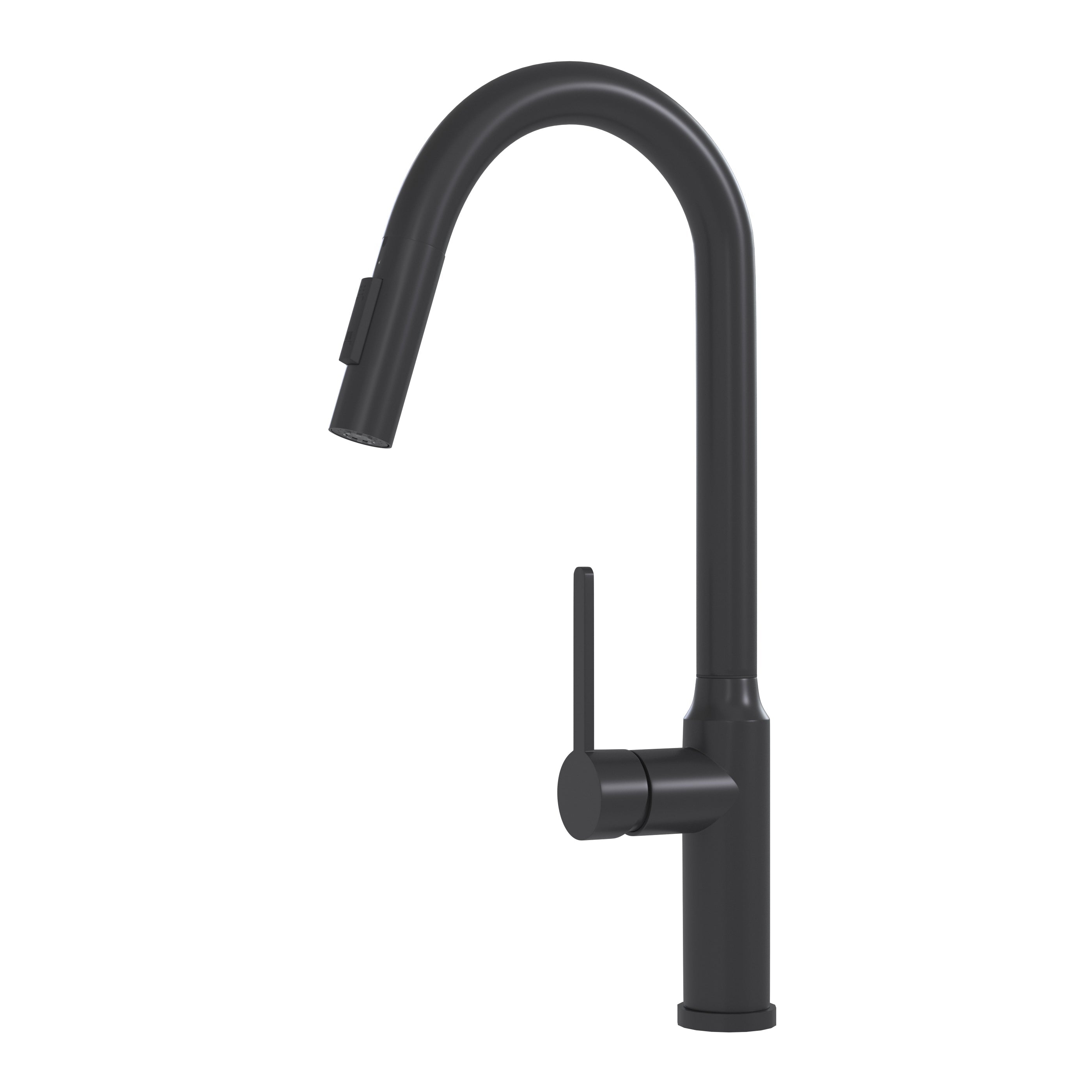Bothwa Home 18.83' CUPC Certified Pull-down Kitchen Faucet (Matt Black Finish)