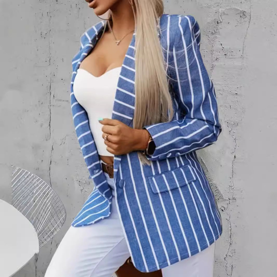 Polyester Jacket Women's Long Sleeve Personality (See size chart where applicable)