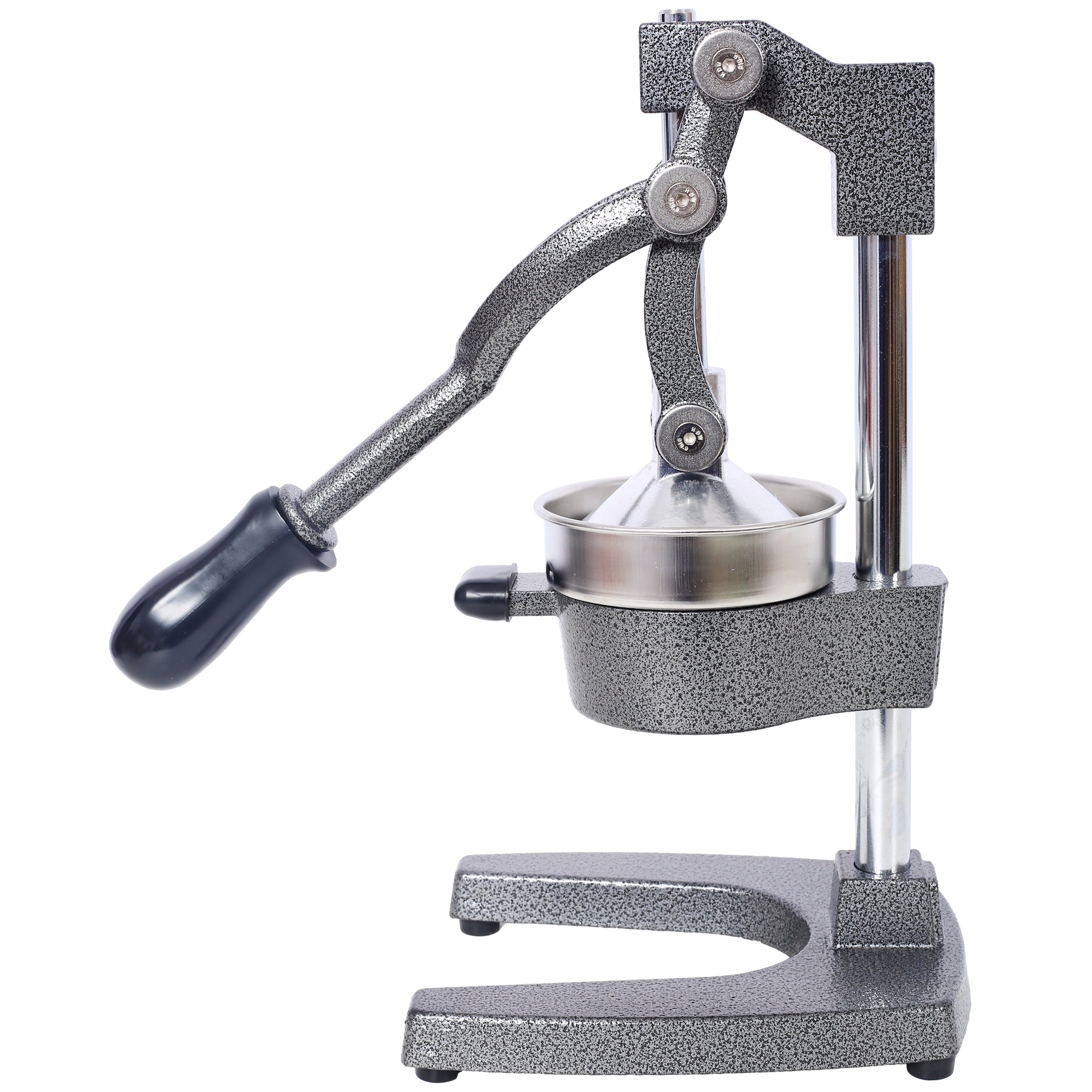 Cast Iron Citrus Juicer, Extra-Large Commercial Grade Manual Hand Press , Heavy Duty Countertop Squeezer for Fresh Orange Juice ,grey color