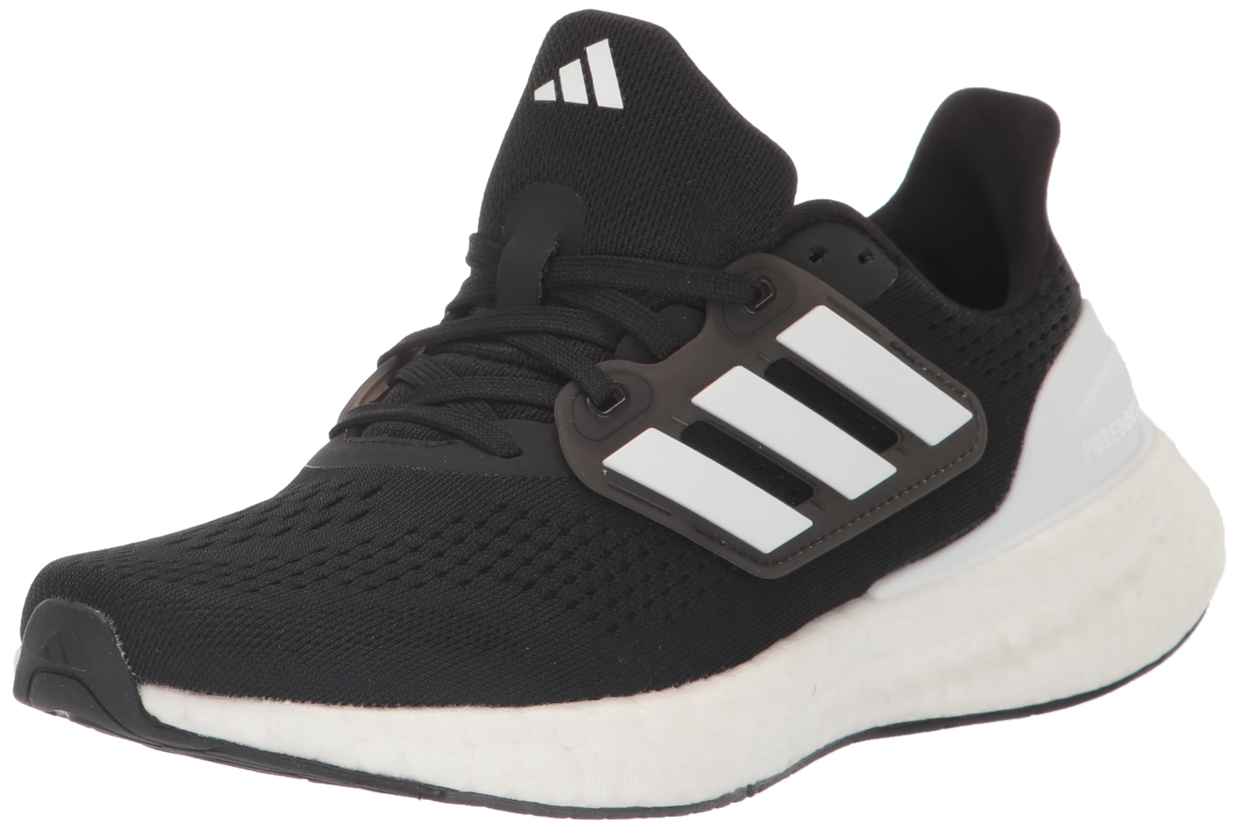 adidas Mens Pureboost 23 Sneaker Core Black/White/Carbon 6.5