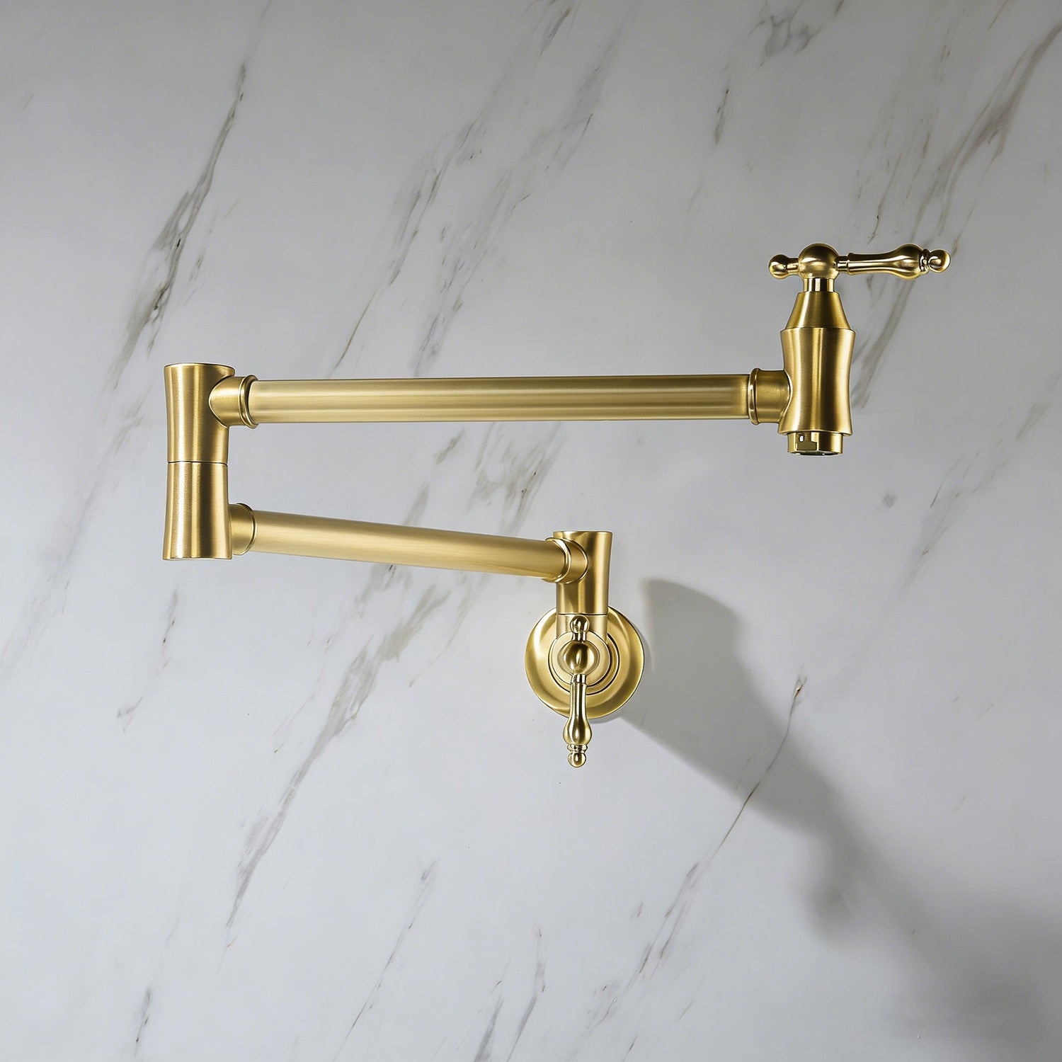 Wall Mount Folding Kitchen Pot Filler Faucet