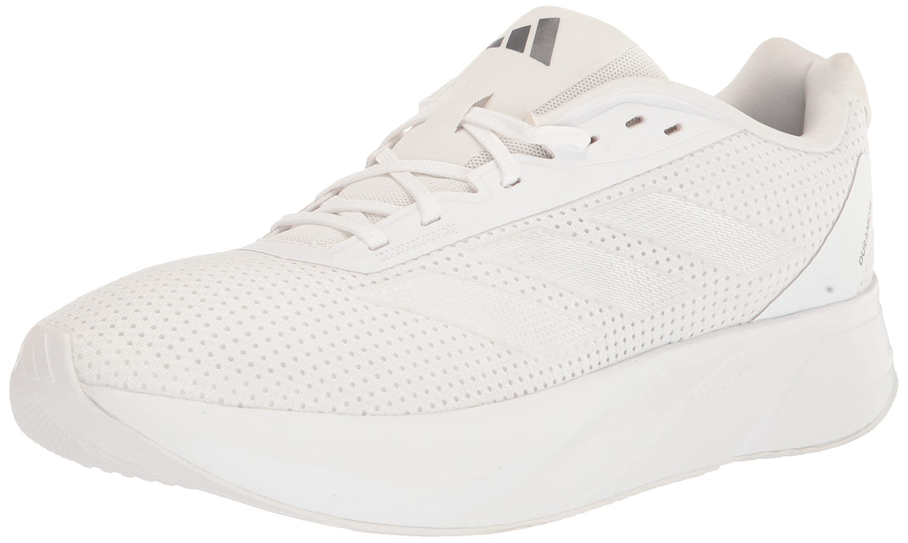 adidas Womens Duramo SL Running Sneaker White/White/Grey 12