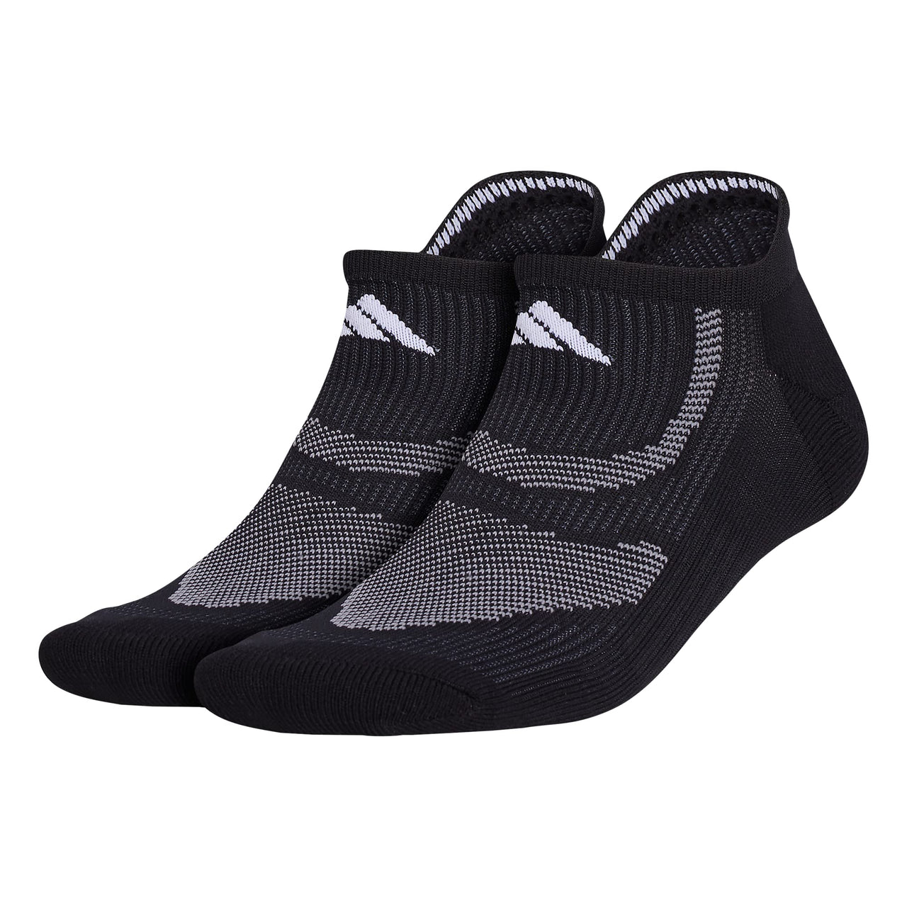 adidas Superlite Performance Tabbed No Show Running Socks with achilles protection (2-Pair)